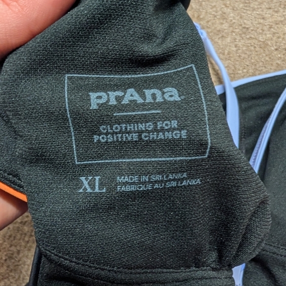 PrAna Lurisia Black Striped Women's One Piece Swimsuit Size XL - Picture 6 of 10